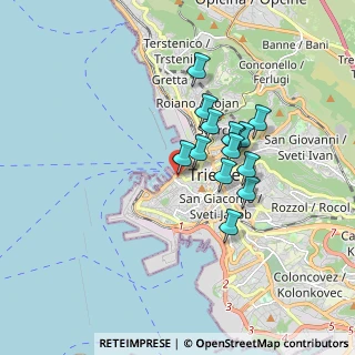 Mappa Star Hotels, 34121 Trieste TS, Italia (1.33786)