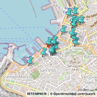 Mappa Star Hotels, 34121 Trieste TS, Italia (0.461)