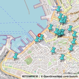 Mappa Star Hotels, 34121 Trieste TS, Italia (0.6355)