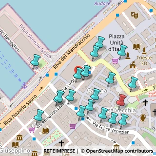 Mappa Star Hotels, 34121 Trieste TS, Italia (0.1295)