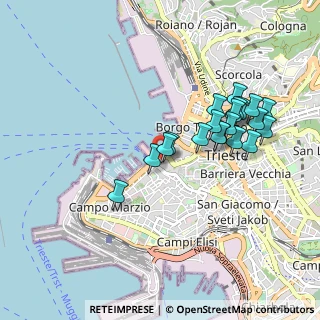Mappa Star Hotels, 34121 Trieste TS, Italia (0.866)