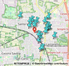 Mappa Via Ballerini, 20831 Seregno MB, Italia (0.688)