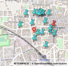 Mappa Via Ballerini, 20831 Seregno MB, Italia (0.216)