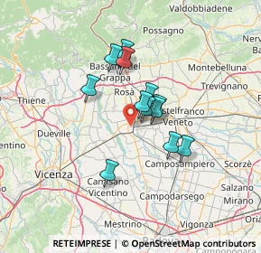 Mappa 35013 Cittadella PD, Italia (9.52083)