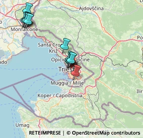 Mappa Via Umberto Felluga, 34142 Trieste TS, Italia (15.205)