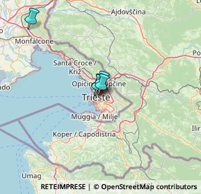 Mappa Via Umberto Felluga, 34142 Trieste TS, Italia (34.88)