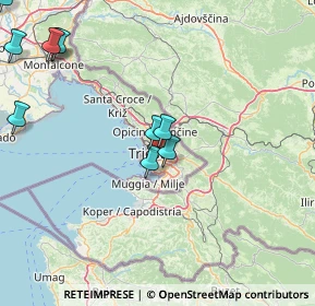 Mappa Via Umberto Felluga, 34142 Trieste TS, Italia (25.772)