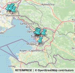 Mappa Via Umberto Felluga, 34142 Trieste TS, Italia (16.04)