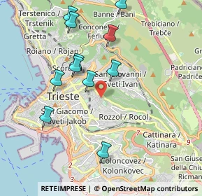 Mappa Via Umberto Felluga, 34142 Trieste TS, Italia (1.97727)
