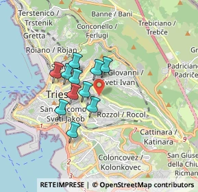 Mappa Via Umberto Felluga, 34142 Trieste TS, Italia (1.27)