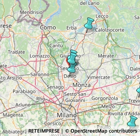 Mappa Piazza Risorgimento, 20831 Seregno MB, Italia (42.3)