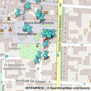 Mappa Viale dei Giardini, 20813 Seregno MB, Italia (0.05185)