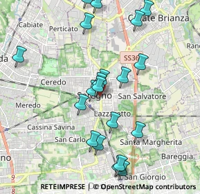 Mappa Viale dei Giardini, 20813 Seregno MB, Italia (2.061)