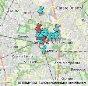 Mappa Viale dei Giardini, 20813 Seregno MB, Italia (0.81)