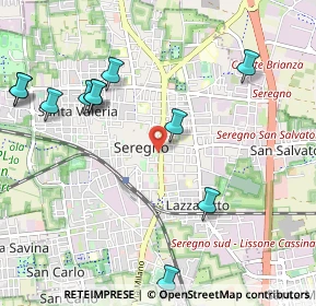 Mappa Viale dei Giardini, 20813 Seregno MB, Italia (1.20818)