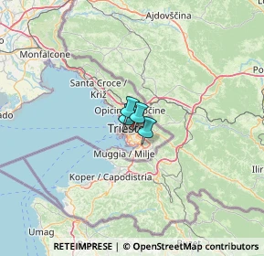 Mappa 34142 Trieste TS, Italia (44.70056)