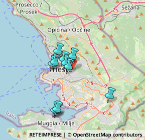 Mappa 34142 Trieste TS, Italia (2.89091)