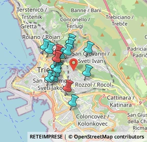Mappa 34142 Trieste TS, Italia (1.21056)