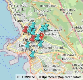 Mappa 34142 Trieste TS, Italia (1.16727)