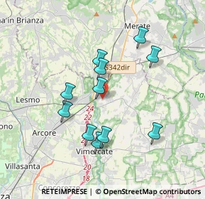 Mappa 20866 Carnate MB, Italia (3.28)