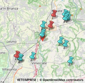 Mappa 20866 Carnate MB, Italia (4.28059)