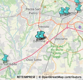 Mappa Via Conte Ratti, 24044 Dalmine BG, Italia (4.49545)