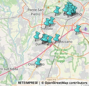 Mappa Largo Fratelli Pirovano, 24044 Dalmine BG, Italia (4.179)