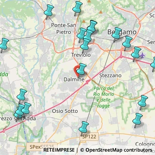 Mappa Via Conte Ratti, 24044 Dalmine BG, Italia (6.1205)