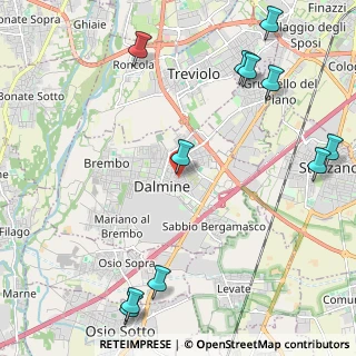 Mappa Via Conte Ratti, 24044 Dalmine BG, Italia (2.93182)