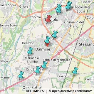 Mappa Via Ratti Conte Franco, 24044 Dalmine BG, Italia (2.59417)