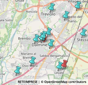 Mappa Via Conte Ratti, 24044 Dalmine BG, Italia (1.95857)