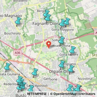 Mappa Via IV Novembre, 21058 Solbiate Olona VA, Italia (3.4435)