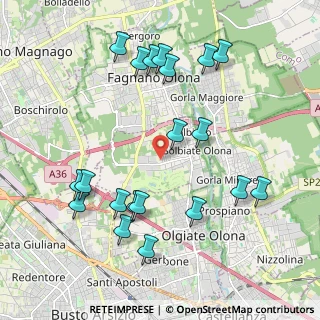 Mappa Via IV Novembre, 21058 Solbiate Olona VA, Italia (2.225)