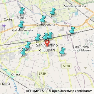 Mappa Piazza XXIX Aprile, 35018 San Martino di Lupari PD, Italia (1.98636)