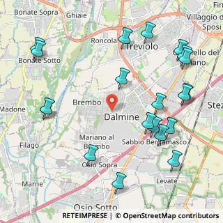 Mappa Via Maestri del Lavoro, 24044 Dalmine BG, Italia (2.5865)