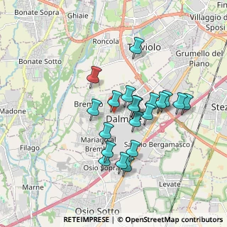 Mappa Via Maestri del Lavoro, 24044 Dalmine BG, Italia (1.5185)