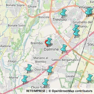 Mappa Via Maestri del Lavoro, 24044 Dalmine BG, Italia (3.10833)