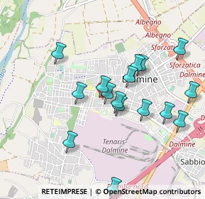 Mappa Via Maestri del Lavoro, 24044 Dalmine BG, Italia (0.90313)