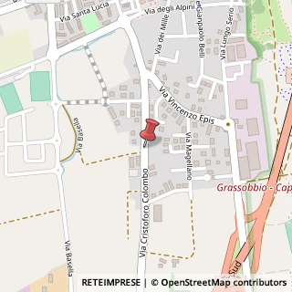 Mappa Via Cristoforo Colombo,  19, 24050 Grassobbio, Bergamo (Lombardia)