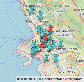 Mappa Corso Umberto Saba, 34131 Trieste TS, Italia (1.1235)