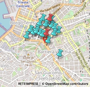 Mappa Corso Umberto Saba, 34131 Trieste TS, Italia (0.295)