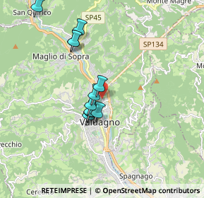 Mappa Viale Duca D'Aosta, 36078 Valdagno VI, Italia (1.49727)