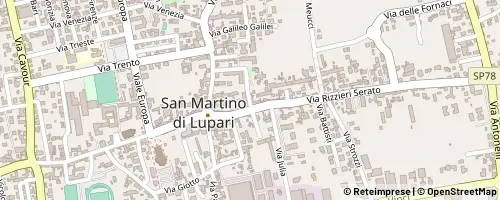 Mappa San Martino di Lupari