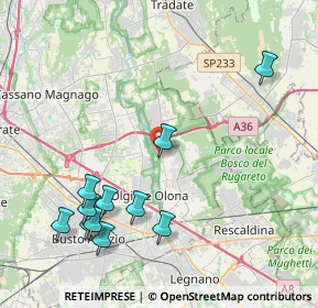 Mappa Via Sella Quintino, 21055 Gorla Minore VA, Italia (4.69636)