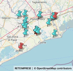 Mappa Via Olmo, 30029 San Stino di Livenza VE, Italia (12.37778)