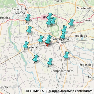 Mappa Via R, 35018 San Martino di Lupari PD, Italia (6.872)