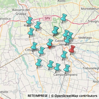 Mappa Via R, 35018 San Martino di Lupari PD, Italia (6.82333)