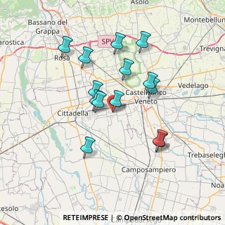 Mappa Via R, 35018 San Martino di Lupari PD, Italia (6.40857)