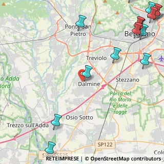 Mappa Via Enea Salmeggia, 24044 Dalmine BG, Italia (7.27)