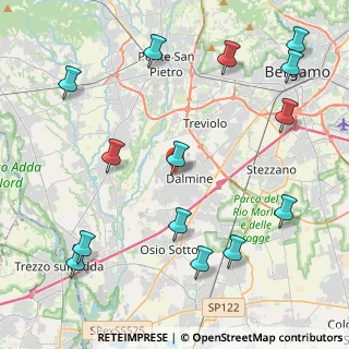 Mappa Via Enea Salmeggia, 24044 Dalmine BG, Italia (5.33929)